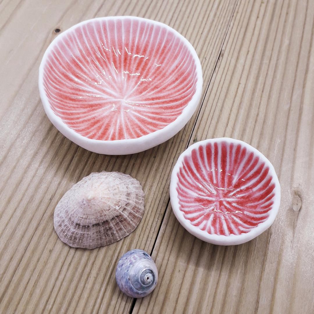 Seashell Dishes - Pink