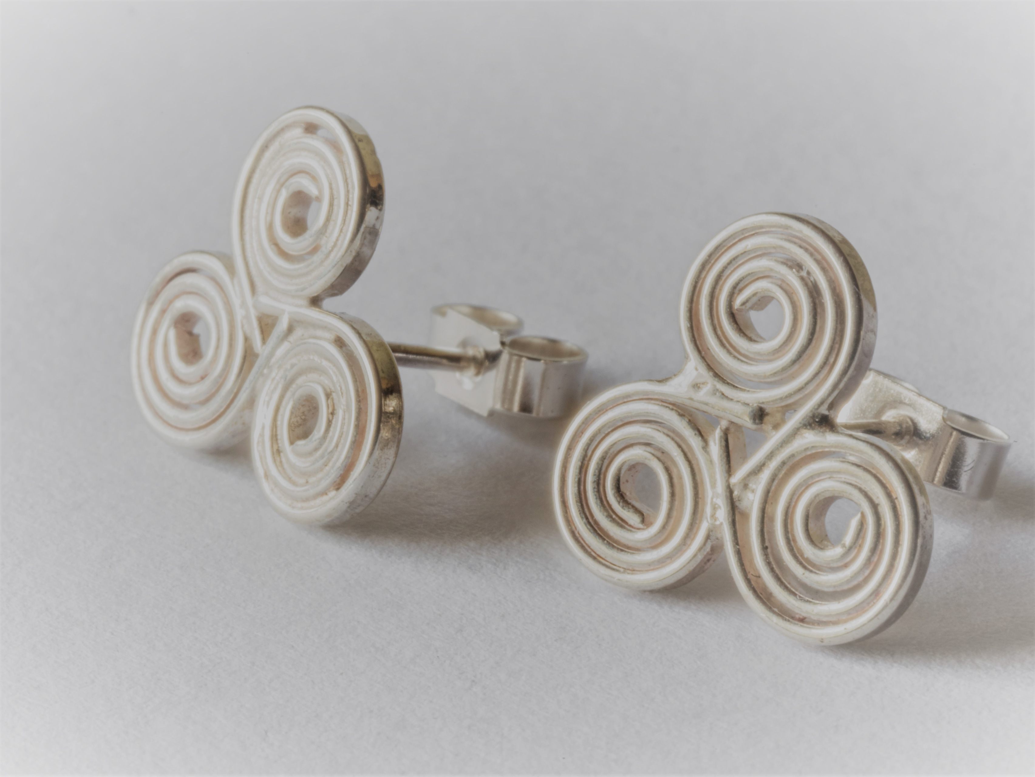 Buy Silver Linings Butterfly Handmade Silver Filigree Studs Earrings For  Women – Okhaistore